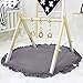Baby Wooden Gym Activity Play Center for Infants Hanging Toys and Frame Made from Real Wood Exclusive Newborn Room Decor for Boys and Girls