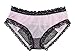 EPYA Sexy Women's Lace Panties Underwear Briefs Pink