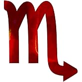 Scorpio Decal Vinyl Sticker Auto Car Truck Wall Laptop | Red Holographic | 5