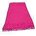 Pack of 4 Mock Camisole Clip-on  with Lace Overlay Modesty Panel (Black Pink Blue Hot Pink)