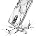 Rosebono Compatible with ZTE Grand X4/ ZTE Blade Spark Case Hybrid Dual Layer Shockproof Hard Cover Graphic Fashion Cute Colorful Silicone Skin Case for ZTE Grand X4 - White Marble