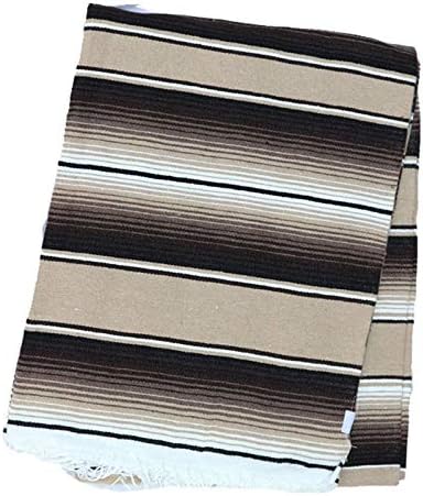 Amazon Mexican Serapes メキシカン サラペ Single Color Black Beige メキシコ ラグ Kustom Lowrider 2140mm ｘ 1560mm シングルカラー ソファカバー マルチカバー オンライン通販