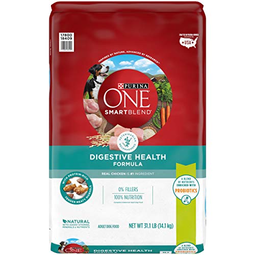 Purina ONE Probiotics, Natural Dry Dog Food, Smartblend 31.1 lb. Bag