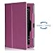 MoKo Case for Fire HD 7 2014 - Slim Folding Cover with Auto Wake / Sleep for Amazon Kindle Fire HD 7 Inch 4th Generation Tablet (Not Fits HD 7 2015), PURPLE