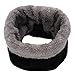 EPEIUS Kids Girls/Boys Winter Knitted Infinity Scarf Children Warm Soft Polar Fleece Neck Warmer,Black,One Size