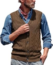 PJ PAUL JONES Men's Ultra Soft Sweater Vest V-Neck