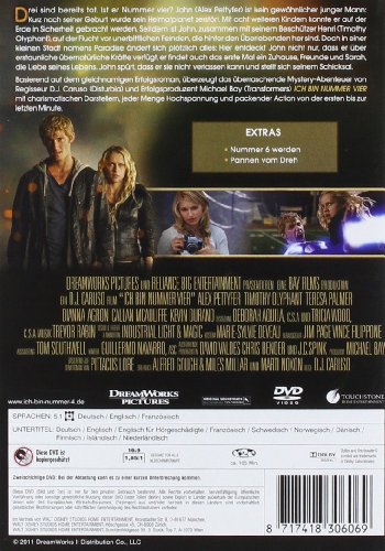 Ich Bin Nummer Vier Amazon De Alex Pettyfer Dianna Agron Teresa Palmer Timothy Olyphant Callan Mcauliffe Kevin Durand Jake Abel Jeff Hochendoner James Frey Jobie Hughes Trevor Rabin D J Caruso Alex Pettyfer Dianna Agron Alfred