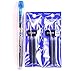 Platinum Fountain Pen, Preppy, Fine Nib, Blue Black (PPQ-200-#3) + Ink Cartridges SPN-100A#3(Blue Black) Set (Japan Import)