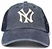 American Needle New York Yankees MLB Raglan Bones Soft Mesh Back Slouch Twill Cap Navy