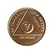 ‘5 Year Bronze AA (Alcoholics Anonymous) - Sober/Sobriety/Birthday/Anniversary/Recovery/Medallion/Coin/Chip by Generic (NEWCARD-2)