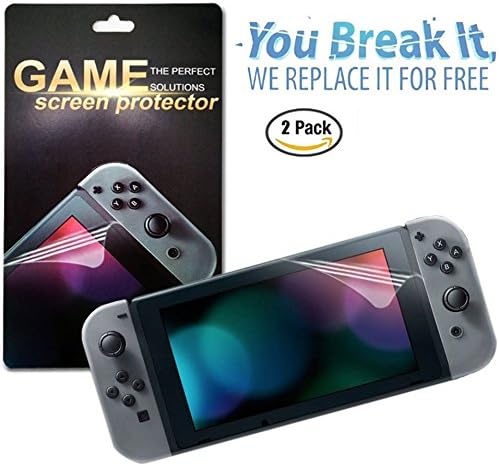 Nintendo Switch Screen Protector Clear Switch Protective Flim Full Coverage [2] Pack