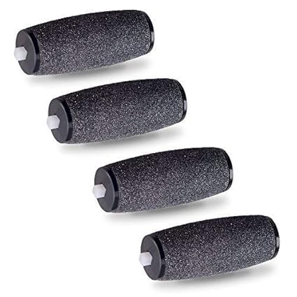 E-Cron® Ersatzrollen kompatibel mit Scholl Velvet Smooth Diamond Express Pedi Hornhautentferner, Hart 4 Stk. Hornhaut Ersatzr