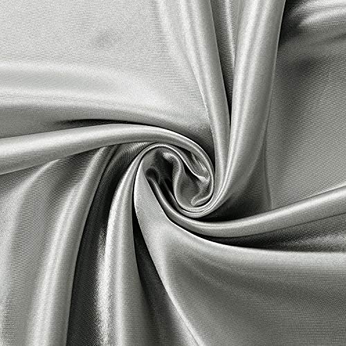 Tempcore-Satin-Pillowcase-for-Hair-and-Skin-StandardQueen-Size-2-Pack20x30-Light-Grey-Pillow-Cases-Satin-Pillow-Covers-with-Envelope-ClosureAnti-WrinkleWash-Resistant