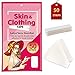 Fashion Boob Clothing Tape Clear Fabric Strong Double Sided for Dress,Body and All Skin Shades,50 Strips