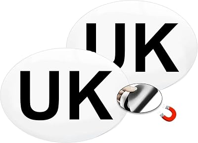 Rubigo UK Magnetic Car Sticker Europe 18x13.3cm DVLA Legal BREXIT