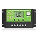 ALLPOWERS Dual USB 20A Solar Charge Controller 12V/24V Auto Paremeter Adjustable PWM LCD Solar Controller Regulator with Load Timer Setting ON/Off Hours