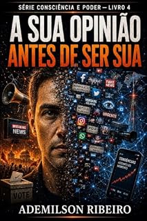 Livro A Sua Opinião Antes de Ser Sua: Propaganda, Mídia e Algoritmos: A História Real de Como Fabricam o Que Você Pensa (Consciência e Poder Livro 4)