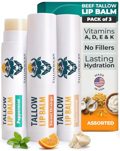 Tallowbourn Grass-Fed Beef Tallow Lip Balm