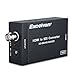Excelvan HDMI to SDI Converter Scaler Adapter 1080P 1080I 720P 576I 480P Mini 3G with Coaxial Audio Output for Home Theater Cinema PC HD (Black)