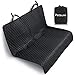 Petsure 100% Waterproof Dog Car Seat Covers and Protectors - Washable Non-Slip Pet Cars Seat Covers - Universal Leather Bench Seat Covers for Trucks and SUVs (Black, 55x47 inches)