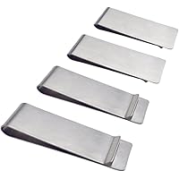 Amazon Best Sellers Best Men S Money Clips - stainless steel money clip sourceton 4 pack slim wallet credit card holder minimalist