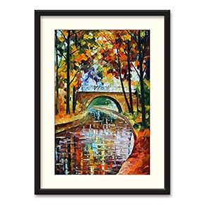 SIGNFORD Black Framed Canvas Wall Art Oil Painting...