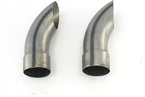 Patriot Exhaust H3813 3" Inlet/Outlet 9" Length Exhaust Turnout Silver