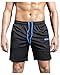 1994Fashion Men's Running Shorts Gym Athletic Shorts with Pockets Quick Dry 7”for Sports,Trainning,Workout