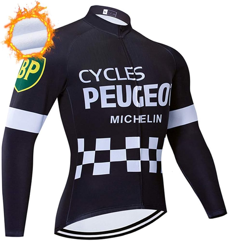 Men Cycling Clothing,Pro Team Bicycle Wear Long Sleeve Cycling Jersey