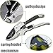 Anvil Pruning Shears 8 inch Ratchet Hand Pruners Clippers,Trim Shear with SK-5 Steel Blade,3/4 Inch Cutting Capacity Tree Trimmer Secateurs for Gardening Hedge Grassthumb 1