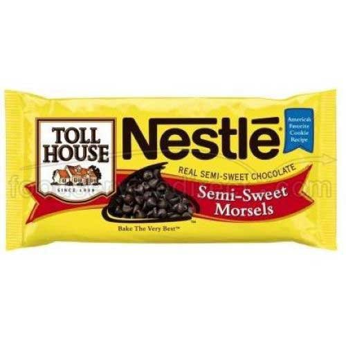 Amazon Com Nestle Toll House Semi Sweet Chocolate Morsel 25 Pound 1 Each Baking Carob Grocery Gourmet Food