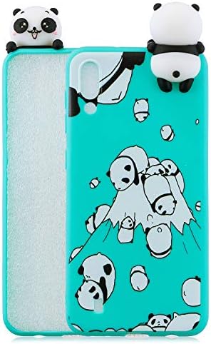 Galaxy M10 Case, Tznzxm Funny 3D Cartoon Animals Character Shockproof Full Protective Lovely Soft Silicone Rubber Anti-Scratch Non-Slip Phone Back Case Cover for Samsung Galaxy M10/A10 Panda
