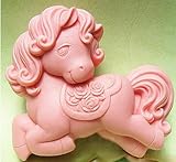 1 Piece Artistic Soap Mold Silicone Soap Mold Little Horse DIY Mold 72*62*28mm