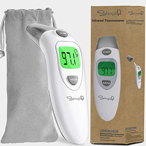 Simplife Baby Forehead and Ear Thermometer for Fever, Infrared Medical Temporal Basal Body Thermometer with Instant Accurate Readings, Suitable for Kids, Toddlers, Infants, Adults ... - Thumbnail 7