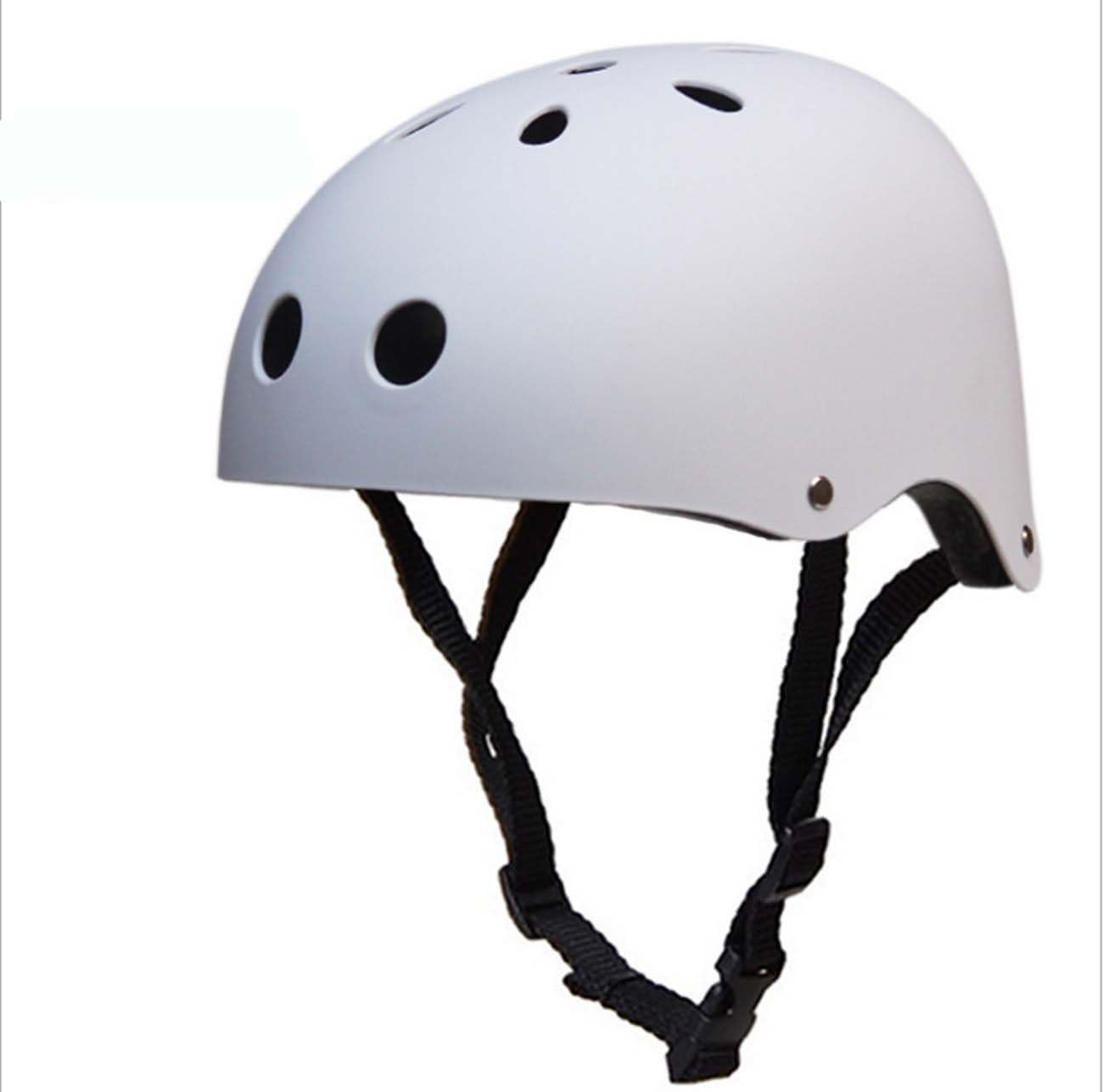 New Critical Cycles Classic Commuter Feral Bullet Protection Deluxe Bike / Scooter / Skate / Hiking / Drift Helmet, Skateboarding, Outdoors Sports, For Head (Matte White) ( Size : M )