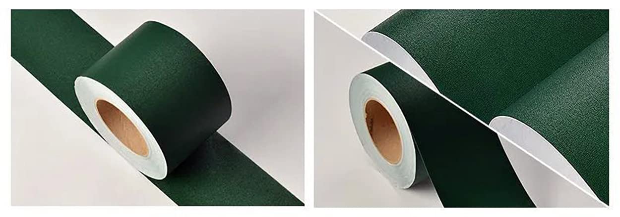 VisitRyl Wallpaper Border Peel and Stick for Bathroom Wall Border Sticker Home Ceiling Decorative Border Dark Green 8 X 500cm