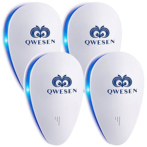 Ultrasonic Pest Repeller | Best Pest Control Ultrasonic Repellent - Set of 4 Electronic Pest Control - Plug in Home Indoor and Outdoor Repeller - Get Rid of Mosquitos, Insects, Rats, Gnats, Roaches Ultrasonic Pest Repeller | Best Pest Control Ultrasonic Repellent - Set of 4 Electronic Pest Control - Plug in Home Indoor and Outdoor Repeller - Get Rid of Mosquitos, Insects, Rats, Gnats, Roaches