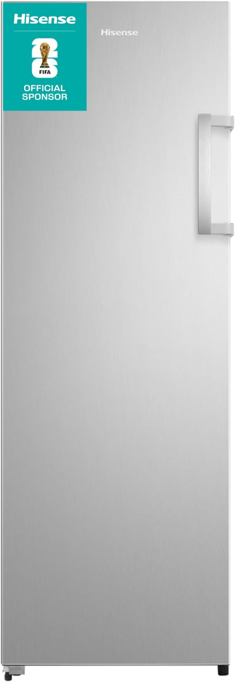 Hisense Tall Freestanding Freezer 240 L LED Display Stainless