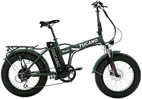 Tucano Bikes Monster 20 Limited Edition. Folding Electric Bike 20 Inch – 500 W Motor – Front Shock – Maximum Speed 33 km/h – LCD Display – Hydraulic Brakes