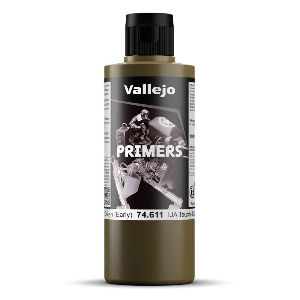 Vallejo Model Color 200 ml Polyurethane Primer - IJA Tsuchi Kusa