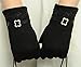 IL Caldo Women's Stylish Lace Touch Screen Gloves Lined Thick Warm Winter Gloves,Black