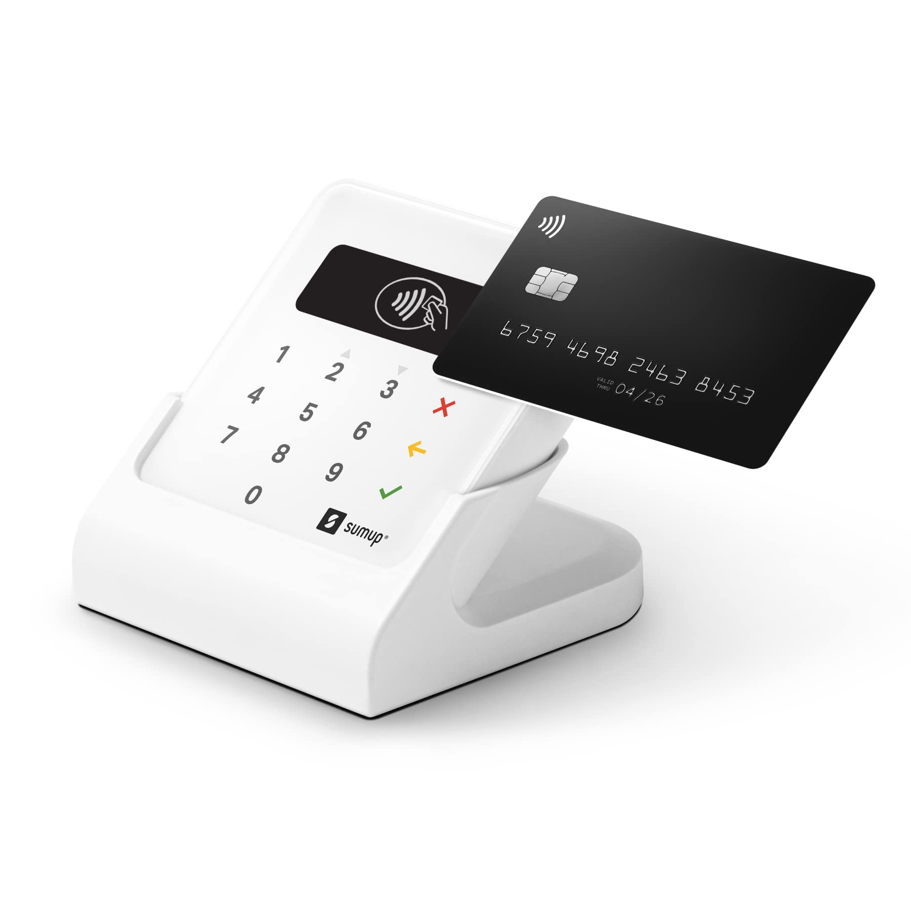 SumUp Air Bundle - Air Card Reader & Charging Station - contactless payments with Credit & Debit Card.