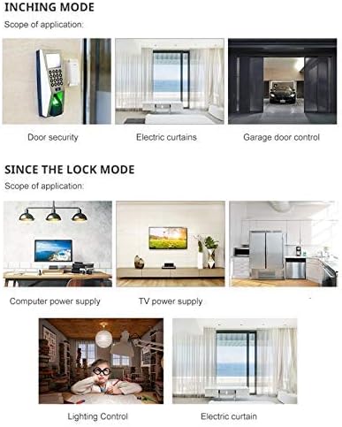 MHCOZY Smart Wireless WiFi Relay Switch control de voz de su chimenea trabajo con Alexa Assistant IFTTT 1CH 5 32V