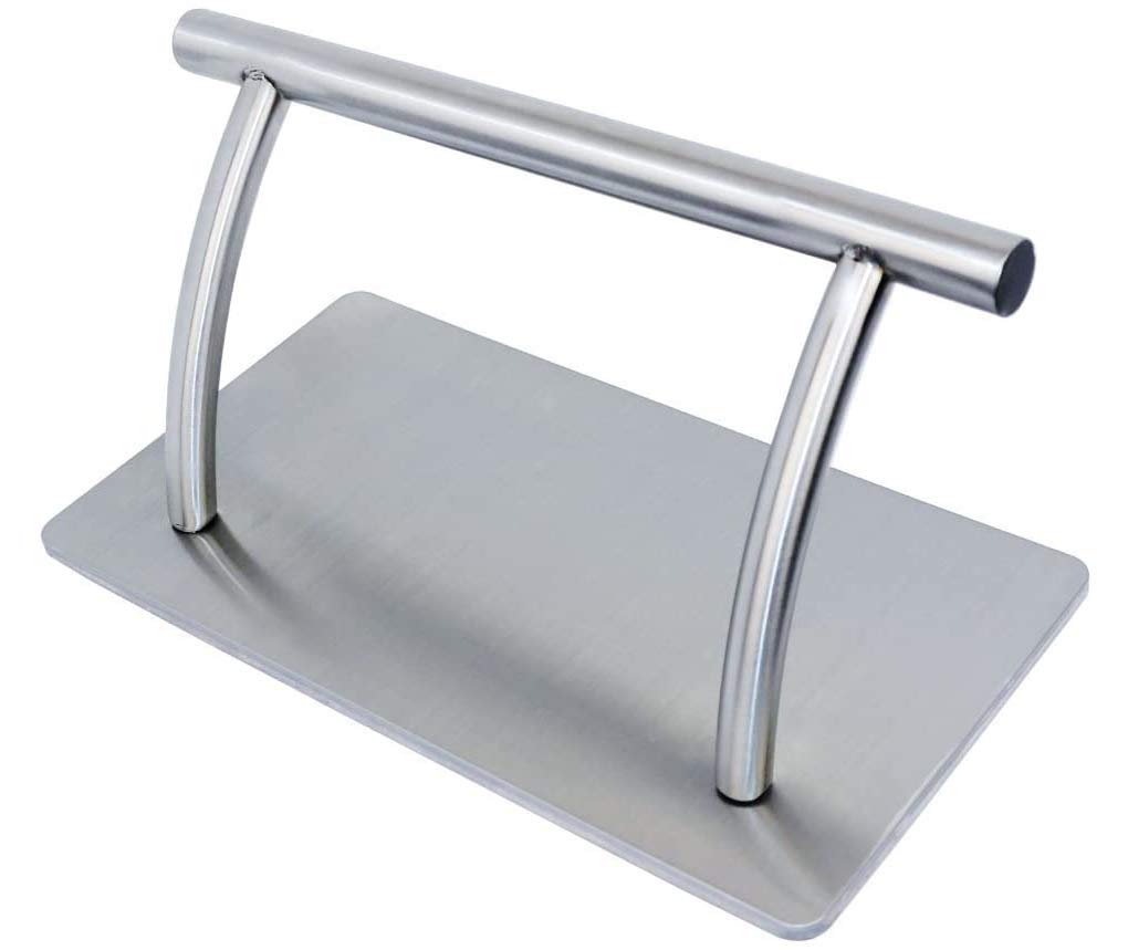 Antlu Hairdressing Stainless Steel Footrest,Salon Barber Foot Rest for Beauty Master Spa Styling Hair Barber Stool Chair (Small)