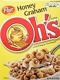 Quaker, Honey Graham, Oh's! Cereal, 10.5oz Box (Pack of 4)