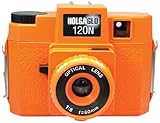 Holga 312120 Holga HOLGAGLO 120N Glow In The Dark Cameras (Aura Orange)
