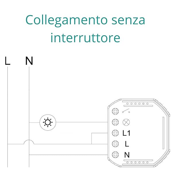 PATABIT Interruptor WiFi Alexa luces Mdulo rel domtico 220 V Smart Home para luces de casa inteligente WiFi compacto para caja 503 conectable como desviador