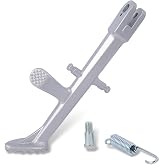 Minho 210mm / 8.27 inch Aluminum Side Stand Kickstand with Spring and Bolt for 50cc GY6 Scooter Moped Dirt Bike Mini Bike
