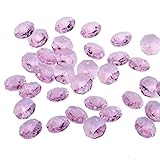 Sun Cling? Crystal 14mm Octagon Beads, Pack of 100 (Pink)