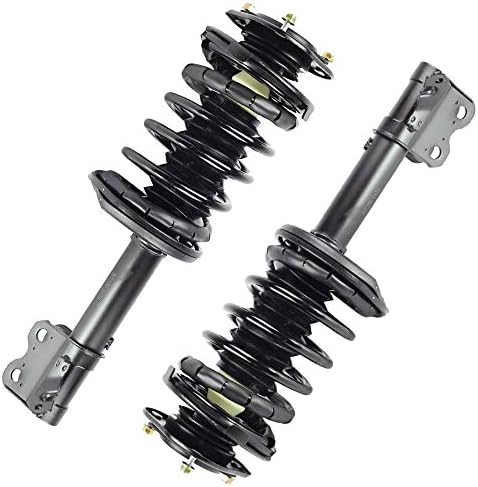 Front Pair Complete Struts Assembly Gas Shock Absorbers For Corolla with Suspension Strut Spring Strut Top Mounting Dust Cover